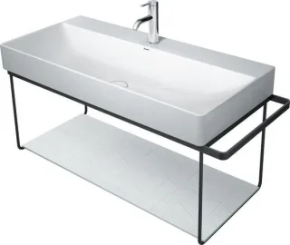 Duravit DuraSquare Metallkonsole Schwarz Matt 1063x451x400 mm - 0031044600 31044600