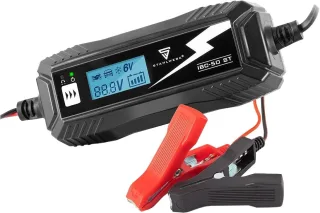 STAHLWERK Batterieladegerät IBC-50 ST, 6 V/ 12 V, 4 Lademodi