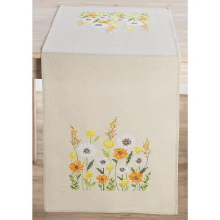 Stickläufer "Pusteblumen"
