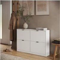Vicco Schuhkipper Gizmo, Weiß, 115 x 77.6 cm mit 2x2 Fächern (1 St)