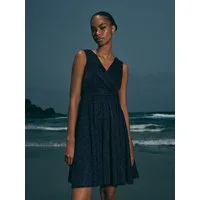 Apricot Partykleid Skaterkleid (2-tlg) mit Taillenband und Lurex