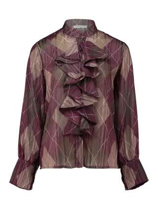 Zabaione - Blouse Av44aa cherry liqueur - Gr. - L