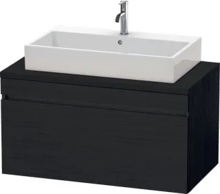 Duravit DuraStyle Konsolenwaschtischunterbau wandhängend Eiche Schwarz Matt 1000x548x512 mm - DS5314 DS531401616