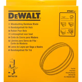 DEWALT Bandsägeblätter für DW738 / DW739 - DT8481-QZ
