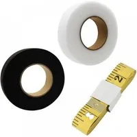 FELIXLEO Klebestreifen Saumband zum Aufbügeln waschbar 64 Meter/Rolle Saumband (2-St)