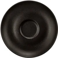 Seltmann Weiden Untertasse Liberty - Velvet Black, (1 St), Espressountertasse 12 cm
