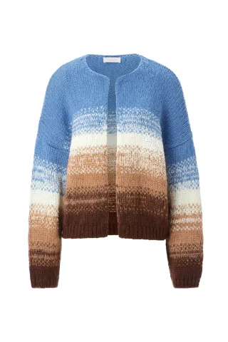 Rich & Royal - Colour Gradient Cardigan dusty blue - Gr. - L