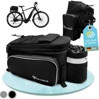 MIVELO Fahrradtasche MIVELO - Gepäckträgertasche mit Isolierfunktion erweiterbar "Keanu"