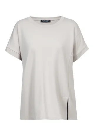 FRANK WALDER - Shirt COOL SUMMER mit Saumschlitz - Gr. - 44