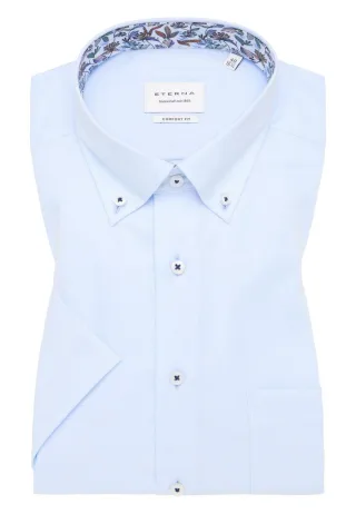 ETERNA - Hemd Comfort Fit blau - Gr. - 43