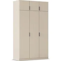 rauch Kleiderschrank Drehtürenschrank Schrank Garderobe Ankleide Schlafzimmer LAGOA (3 verschiedene Ausstattungen BASIC/CLASSIC/PREMIUM (inkl. SOFT-CLOSE) moderne Kantengriffe aus Metall, optional mit Aufsatz MADE IN GERMANY