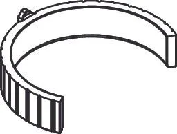 Hansgrohe Anschlagring 120grad Focus/Talis chr. , 92211000 92211000