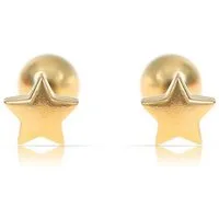 Made by Nami Ohrring-Set Stern Ohrringe Gold für Damen Wasserfester Schmuck, Minimalistisch Geschenk für Sie