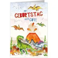 Skorpion Geburtstagskarte Kinder, Happy Birthday - Junge /Mädchen Glückwunschkarte, Tiere Motiv / Glückwunsch, Karte, Geschenke
