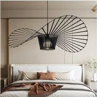 Nettlife Pendelleuchte Vintage Schwarz Esstisch E27 Hängelampe 60/80/100/120/140CM, LED wechselbar, Pendellampe für Wohnzimmer Schlafzimmer Korridor Esszimmer