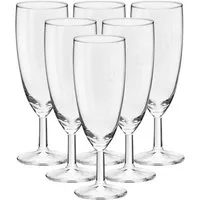 van Well Sektglas Royalty Sektgläser geeicht 0,1 l 6er Set, 6-tlg., Glas