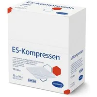 PAUL HARTMANN AG Erste-Hilfe-Set HARTMANN ES-Kompressen Mullkompressen 10 x 10 cm 25 x 2 Stück, (Packung, 50 St), steril, saugfähig, 8-fach gelegt, 17-fädig