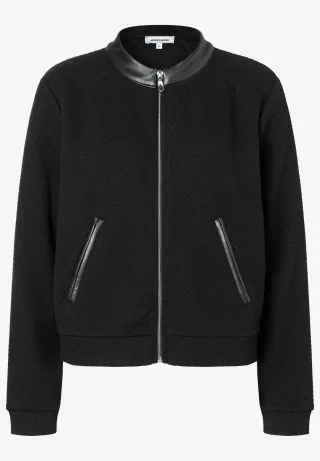 MORE & MORE - Sweat-Blouson schwarz - Gr. - 36
