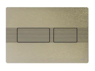 Tece solid WC-Betätigungsplatte, Nickel gebürstet mit Linienstruktur, 9240437 9240437