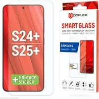Displex Displayschutzglas Smart Glass für Samsung Galaxy S24+, Samsung Galaxy S25+, Displayschutzfolie Displayschutz kratzer-resistent 9H unzerbrechlich