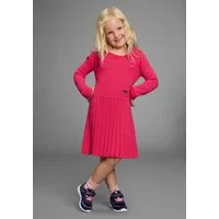 KangaROOS Strickkleid Strickkleid mit Faltenrock Niedliches Strickkleid mit Zopfmuster für kleine Mädchen