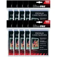UltraPRO Sammelkarte 1000 Platinum Premium Soft Sleeves - transparent