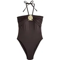 Next Badeanzug Figurformender Bandeau-Badeanzug mit Metalldetails (1-St)