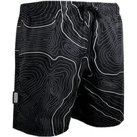 GUGGEN Mountain Badehose Badehose Herren Badeshorts Schnelltrocknend Kordelzug gestreift Schnelltrocknende Badeshorts mit Kordelzug gestreiftes Muster