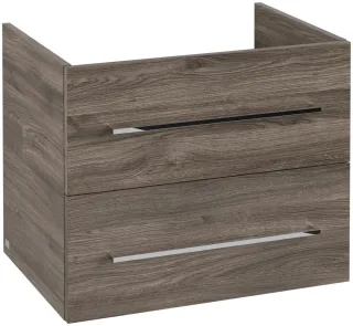 Villeroy & Boch Avento Waschbeckenunterschrank, 2 Auszüge, 626 x 514 x 452 mm, Stone Oak A89000RK