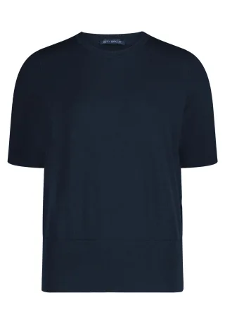 Betty Barclay - Basic-Pullover dunkelblau - Gr. - 46