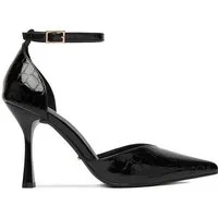 DeeZee Deezee Damen-High Heels Schwarz DeeZee-CEO-LS6049-10 Schwarz High-Heel-Stiefel