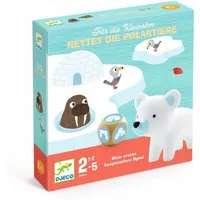 DJECO Spiel Erste Spiele: Rettet die Polartiere Kooperatives Kinderspiel 2–4