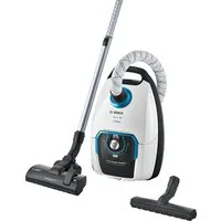 BOSCH Bodenstaubsauger BGL8SIL5 In'genius ProSilence Kabel, 800 W, mit Beutel, HEPA H13 (für Allergiker), 15 m Aktionsradius, 5 l Beutelvolumen