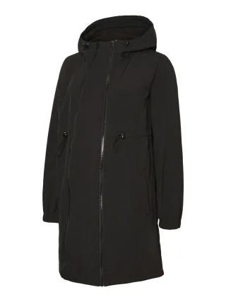 MAMALICIOUS - MLNELL SOLID 3IN1 SOFTSHELL JACKET NOOS Black - Gr. - L