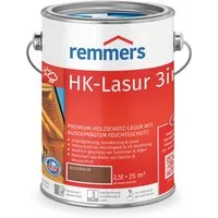 Remmers Holzschutzlasur HK-Lasur 3in1 ebenholz 2,5 Liter, 3facher Holzschutz mit Imprägnierung + Grundierung + Lasur