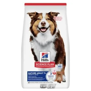 Hill's Science Plan Trockenfutter Hund, Medium Mature Adult, mit Lamm und Reis 14 kg