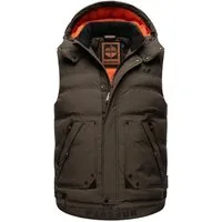 Stone Harbour Steppweste Egoor Sportliche Outdoorweste mit abnehmbarer Kapuze