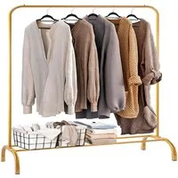 Youyijia TV-Rack Clothes Rail, Stable Freestanding Hanger, Drying Rack