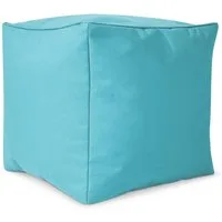 Green Bean Sitzsack Sitzsack-Hocker Pouf Cube 40x40x40cm (Hocker 40x40x40cm mit EPS-Perlen Füllung, Fußhocker Fußkissen Sitz-Pouf für Sitzsäcke), Bodenkissen für Kinder und Erwachsene - Sitzkissen Sitzhocker