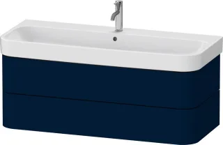 Duravit Happy D.2 Plus Waschtischunterbau wandhängend Nachtblau Seidenmatt 1175x490x415 mm - HP43890 HP4389098980000
