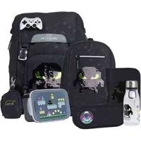 Beckmann Schulranzen Classic (8tlg., inkl. Trinkflasche und Lunchbox)
