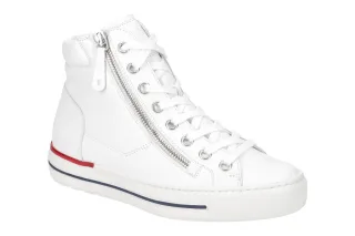 Paul Green Damen Stiefeletten 4024-240 Wei? Sneaker Boots Echtleder Super Soft