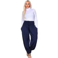 KUNST UND MAGIE Haremshose Kunst&Magie Damen Pluder-/Haremshose Sommerhose Hippie Wellness Yoga