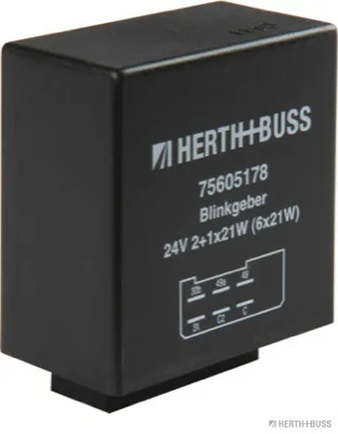 HERTH&BUSS Blinkgeber, 24 V, 6 pins, elektronisch - 75605178