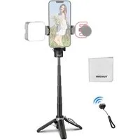 Neewer Selfie-Stick P15 Selfie Stick Stativ für iPhone mit Kaltblitzschuh, höhe:41.5 cm