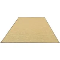 casa pura Sisalteppich Amazonas Natur mit farbiger Bordüre, Teppich in 6 Farben, rechteckig, Höhe: 6 mm, verschiedene Größen & Farben, Fußbodenheizung geeignet