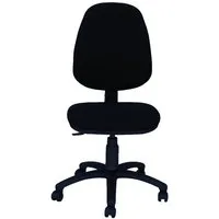 Steelboxx Drehstuhl Bürodrehstuhl, mittelhoch, gepolstert, Kunststofffußkreuz, schwarz (1x Drehstuhl Spar-Set), Verschiedene Farben wählbar