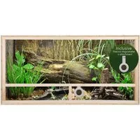Repiterra Terrarium, inklusive Thermo-Hygrometer - aus unbehandelten Holz