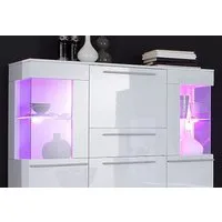 Home affaire LED Glaskantenbeleuchtung, LED fest integriert, Farbwechsler