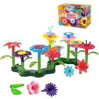 COFI 1453 Kreatives Blumen-Bauspielzeug – 52 Teile für fantasievolles Spielen Spielbausteine, (52 St)